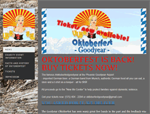 Tablet Screenshot of oktoberfestgoodyear.com